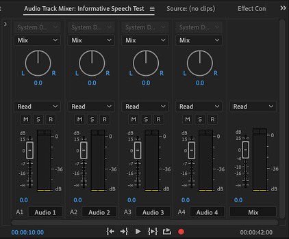 Summar_Time's tweet photo. Turning the knob on your mixers can change the location of where you hear the audio. Perfect for knowing where the voice is if someone’s offscreen.
Dual-Mono-ing your audio is also an important thing to do, in order to make it longer for you to hear. Practice using them! https://t.co/FLq1UiYbQr