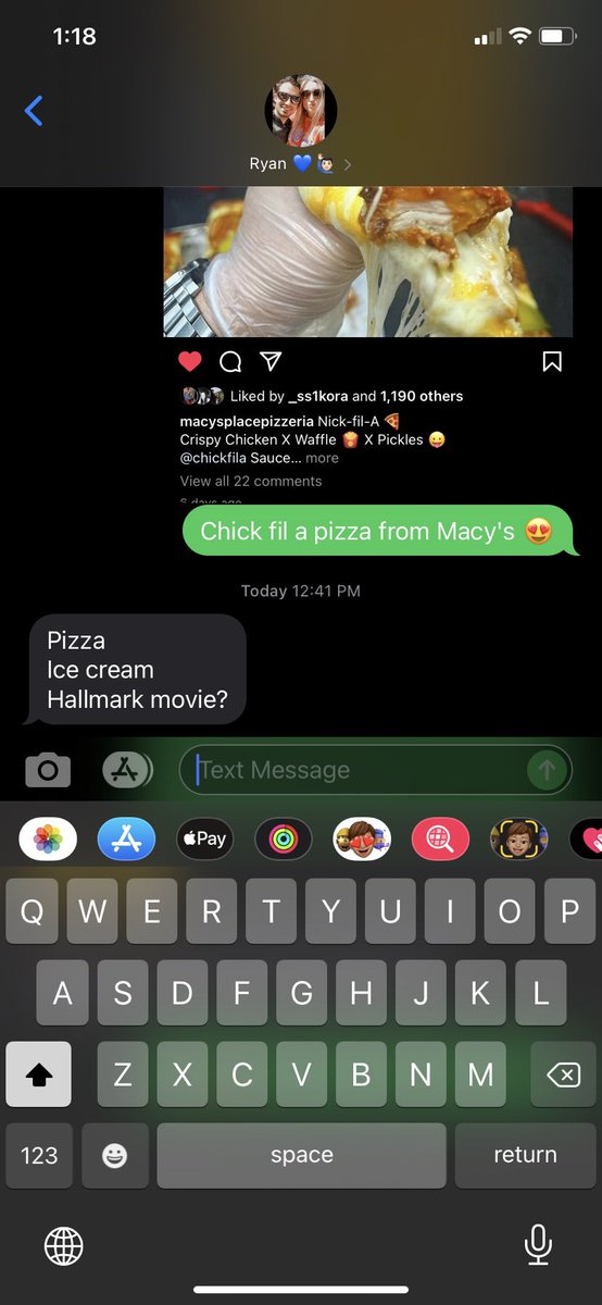 alex_witherel's tweet photo. And this is why Ryan is my fav human 🍕🍦🎬 https://t.co/iuLf3fmE0m