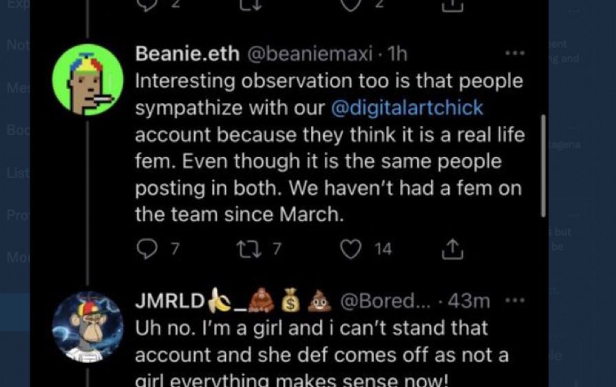 cryptoscamhelp's tweet photo. @Shankz0161 @MattBrenckle @EIGHTBITDON @Sarahj1919 @tropoFarmer @tr0poFarmer Lot of reports that he could have been involved with the #bloot related  $BGLD rug for millions- artchick is a beanie team account.  Artchick was allegedly rugged by “anon dev”.  Good guys here. https://t.co/hBA0UPhDms