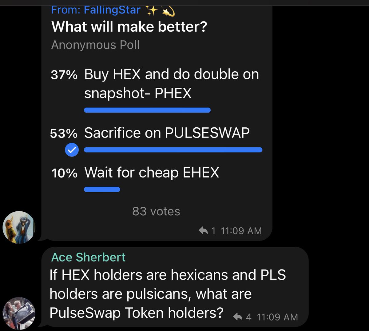 BasedWaifuu's tweet photo. I’m gonna go out on a limb here and declare us all #Hearters
#hexicans #pulsicans #pulsers #pulsars #somanynames #PulseSwap #PulseChain #HEX @RichardHeartWin https://t.co/LJYClJx8NT