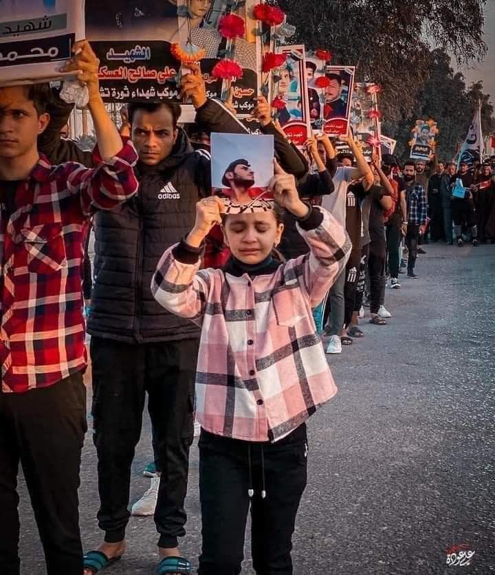 NAGDER1's tweet photo. ذكرى مجزرة جسر الزيتون في الناصرية 
سيبقى هذا اليوم شاهداً على مجزرة ارتكبها الطغاة 
بحق شعبهم دون ذنب ، فقط لانهم طالبوا  بحياة كريمة 
 لن ننسى هذه الدماء وسنبقى نطالب بحق الشهداء في القصاص من قاتليهم .

#مجزرة_جسر_الزيتون https://t.co/b8iREI4bi2
