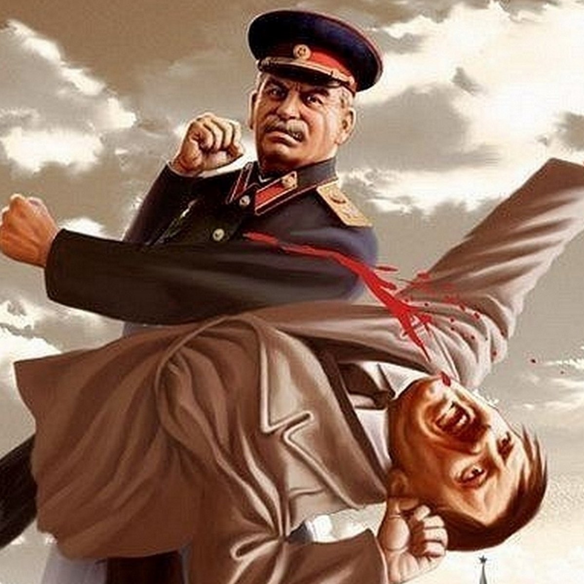 JeroCCCP's tweet photo. Porta-te bem senão levas um Estalin na cara que até ficas a arrotar à Pai Natal. https://t.co/OAuzWNRsyX