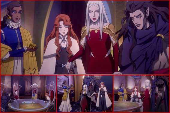 DailySyphaCV's tweet photo. Happy #SistersSunday 
To the most beautiful vampires 🧛🏻‍♀️ 
——-💄💋🦇⚔️ https://t.co/0bxrBEigQc