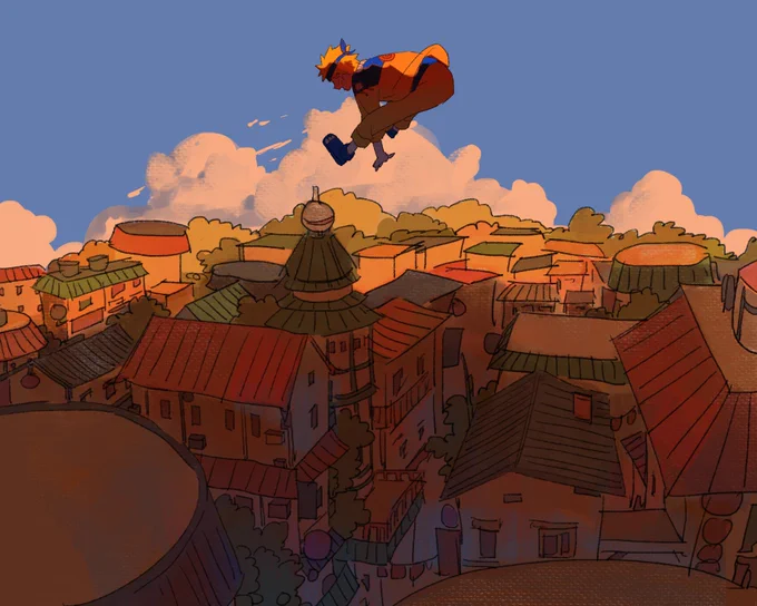 #NARUTO 
蒼い、蒼い、あの空。 