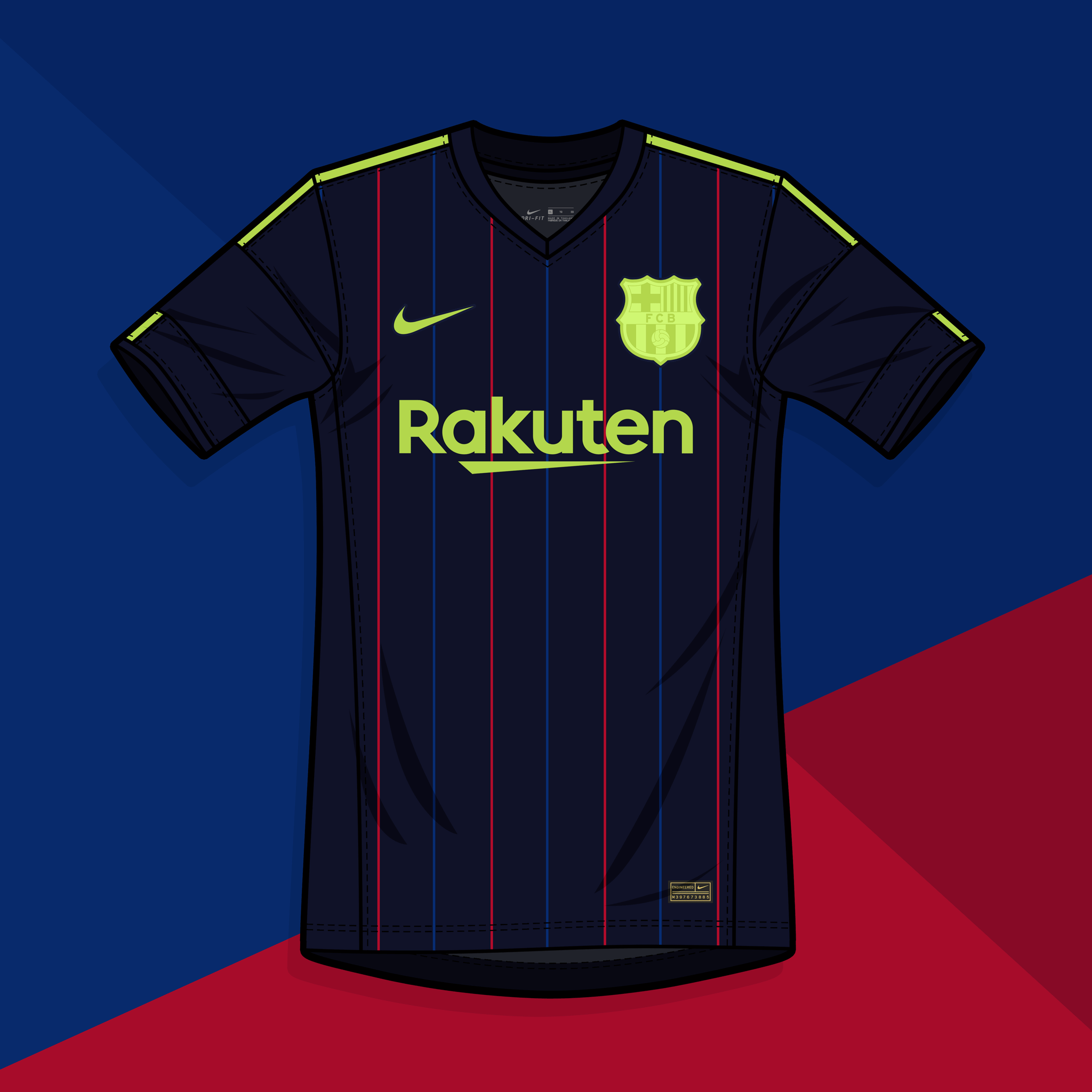 Fc barcelona cheap 4th kit