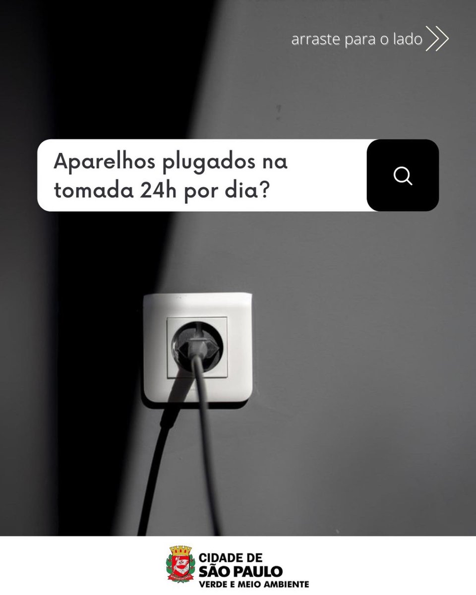 svmasp's tweet photo. Você sabia que deixando os aparelhos plugados na tomada ainda há consumo de energia?
#economiadeenergia #energia #meioambiente #saopaulo #svma #instasp https://t.co/C0hBB2VkSm