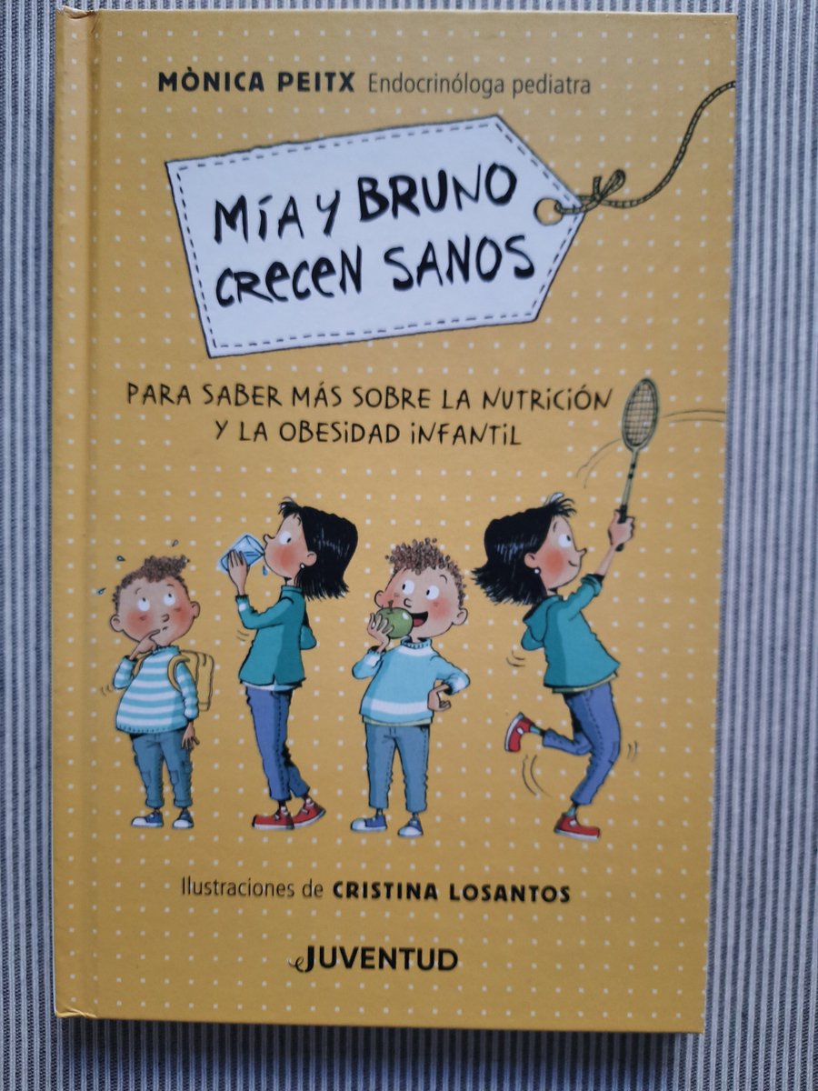 alvarezpittiJ's tweet photo. Este fin de semana he tenido también la suerte de conocer a @monicapeitx, pediatra endocrino, autora de "Mía y Bruno Crecen Sanos". Me dedicó su libro, lo leí esta mañana y pienso que será muy útil para nuestros pacientes del #ProgramaPAIDO. Muchísimas gracias @monicapeitx https://t.co/81wJa41Lkf