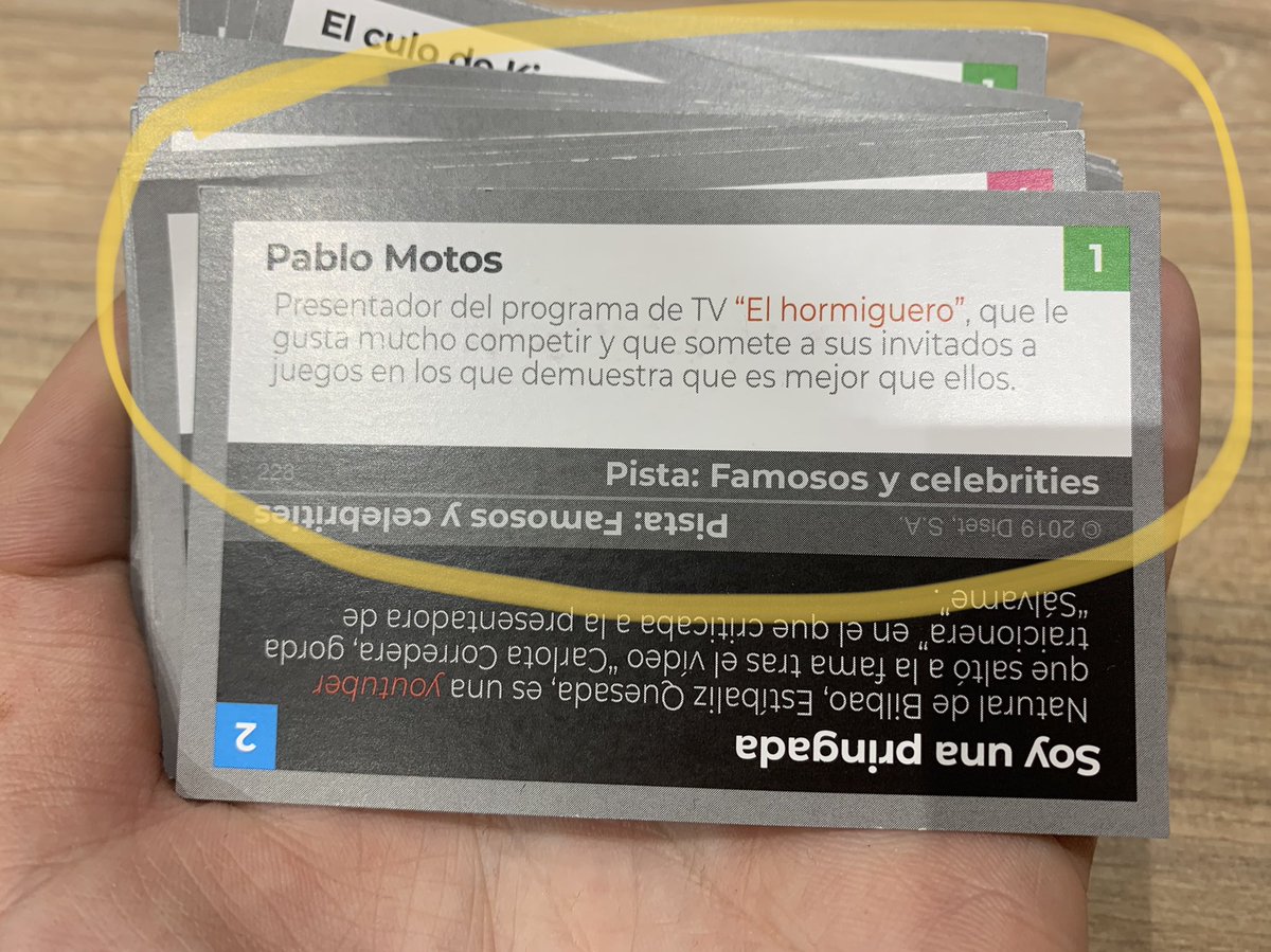 La mejor definición que me ha salido nunca en un Party &amp; Co.