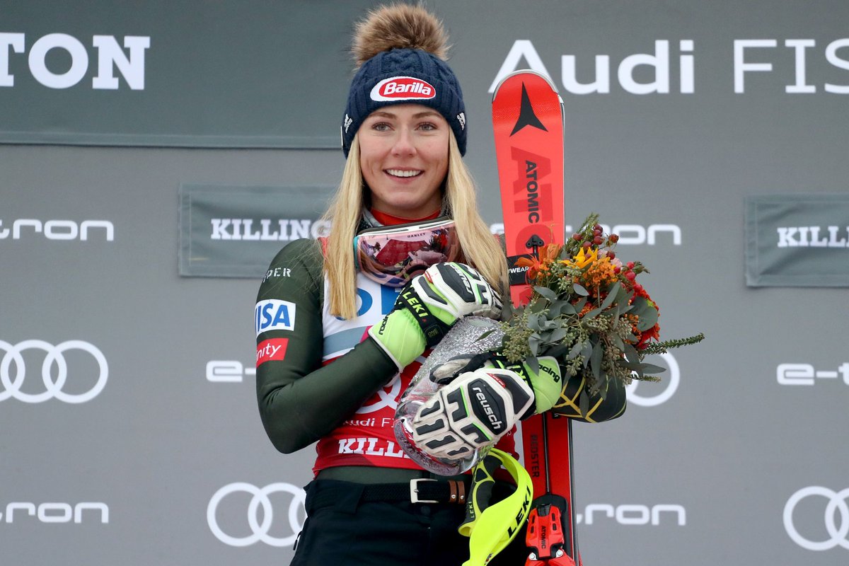 usskiteam's tweet photo. The 👑 of the @HomeLightApp @KillingtonMtn Cup. Wow, @MikaelaShiffrin. WOW. 🔥

#beast365 https://t.co/zpR5nLaR1V