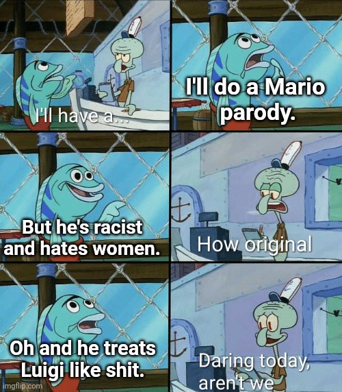 DynamoSuperX's tweet image. I swear this is makes up 52% of the mario parodies on YouTube.