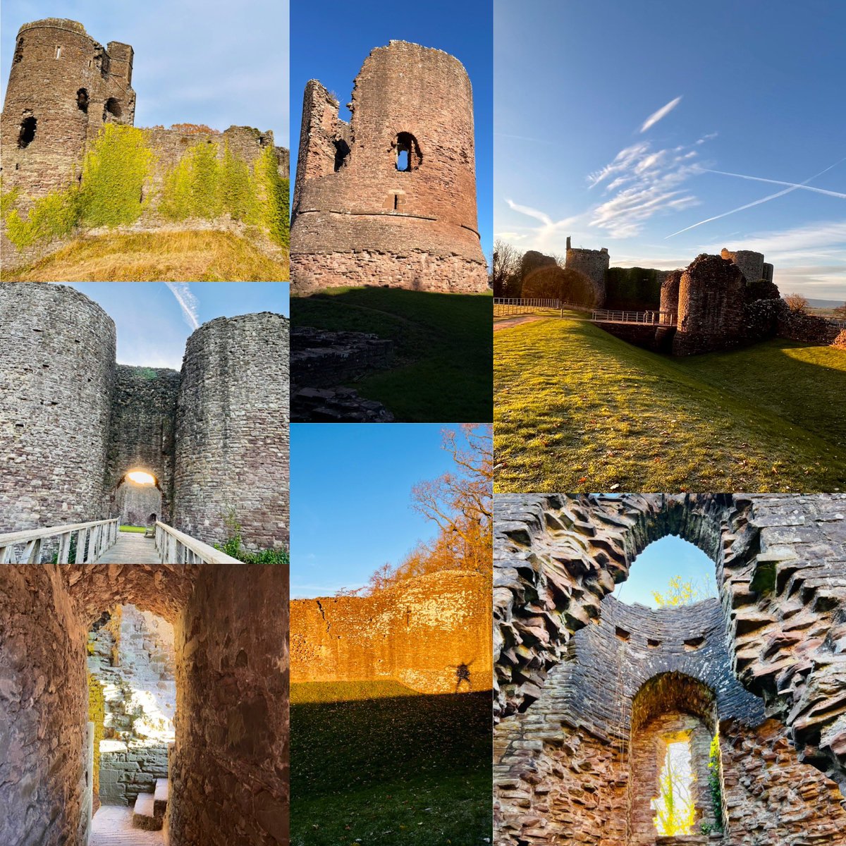 Into Wales, to visit the Three Castles. We spent some time trying to work out the best way to attack each of them and hit a blank. These castles really were built for defence! #Wales #castles #Monmouthshire #History