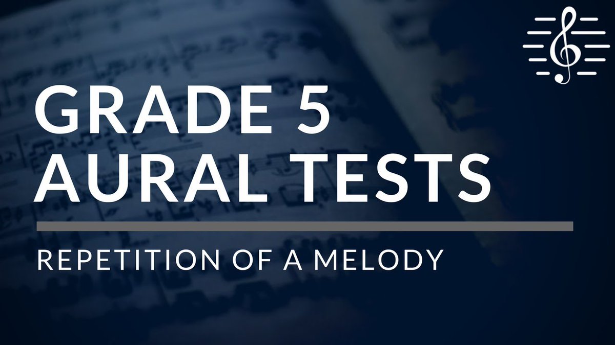 MusicMattersGB's tweet photo. Grade 5 Aural Tests - Repetition of a Melody
Watch here: https://t.co/nemReWL9Ym
#AuralTests #ABRSM #TheAllRoundMusician https://t.co/Zoy4ljsRwm