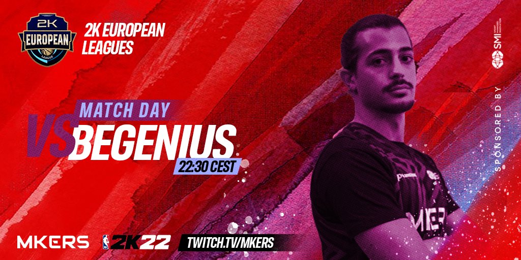 mkersofficial's tweet photo. Tonight Big Match. Gooo Mkers!
🆚@beGeniusESC
🕥22:30 CET
📺https://t.co/1RIfFLVPJ7
🎙️@SweetChinMusig8 &amp; @Duduc_2k

#GoMkers #MkersArmy  #2KEUML #NBA2k22 https://t.co/2OFCkIXF8a