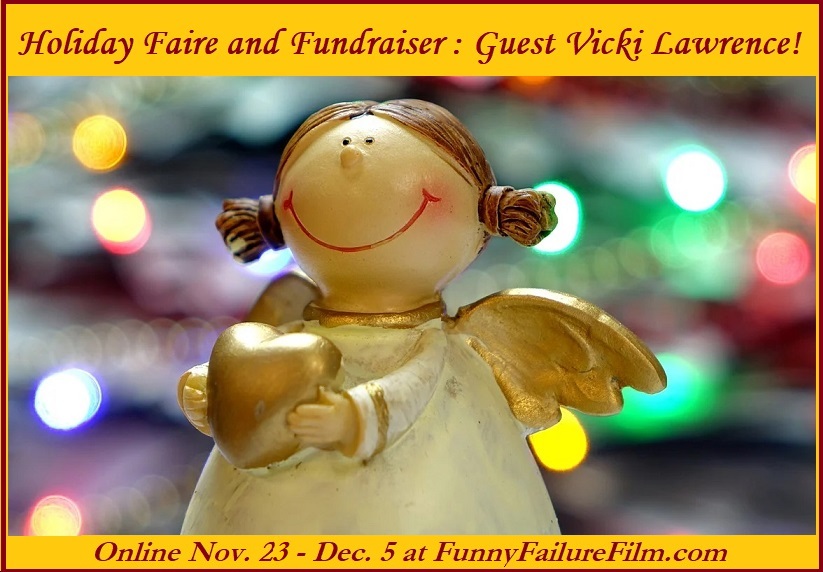 ShowstoppersNow's tweet photo. FIND HOLIDAY GIFTS AND HELP AN INDIE FILM at https://t.co/VgCRHpTtrx. See the real @vickilawrence and the funny video she made for the occasion! Holiday Faire supports a fun, minority-led film about colossal failures on the way to a dream. #femalefilms #LGBTQ #gifts #holiday https://t.co/D0P8sQPLel