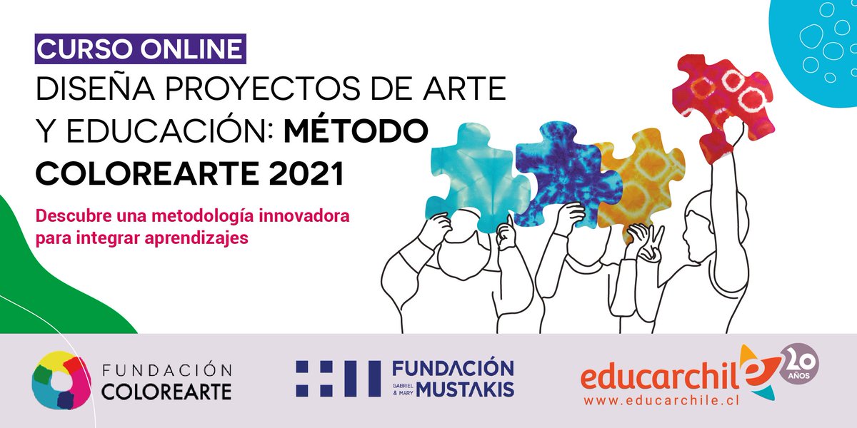 educarchile's tweet photo. 🎨 El Curso #Colorearte de #educarchile y @fundcolorearte propone, por medio del arte, entregar nuevas herramientas a los #docentes para que sus estudiantes logren aprendizajes significativos. https://t.co/zCFQdk02cu ⬅️ ¡INSCRÍBETE! https://t.co/M3qomaHxmB