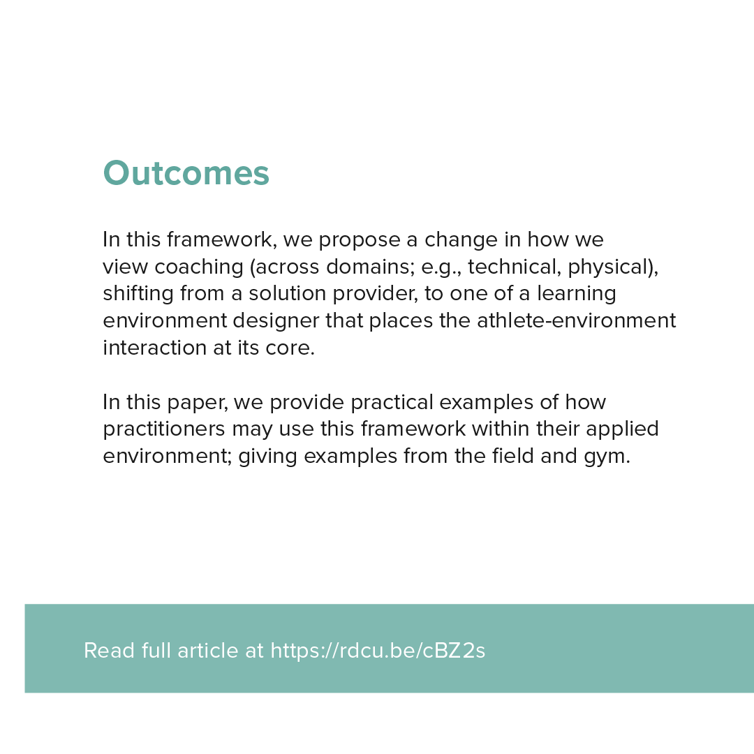 TannathScott's tweet photo. 🆕PAPER🚨

🏉👉Conceptualising Rugby League Performance Within an Ecological Dynamics Framework

🗣️We propose a conceptual framework that places the athlete-environment interaction at the core, providing direction for prep. and devel. models

🔗Open Acces: https://t.co/d7WfyaV7xN https://t.co/ucPkxKXgoW