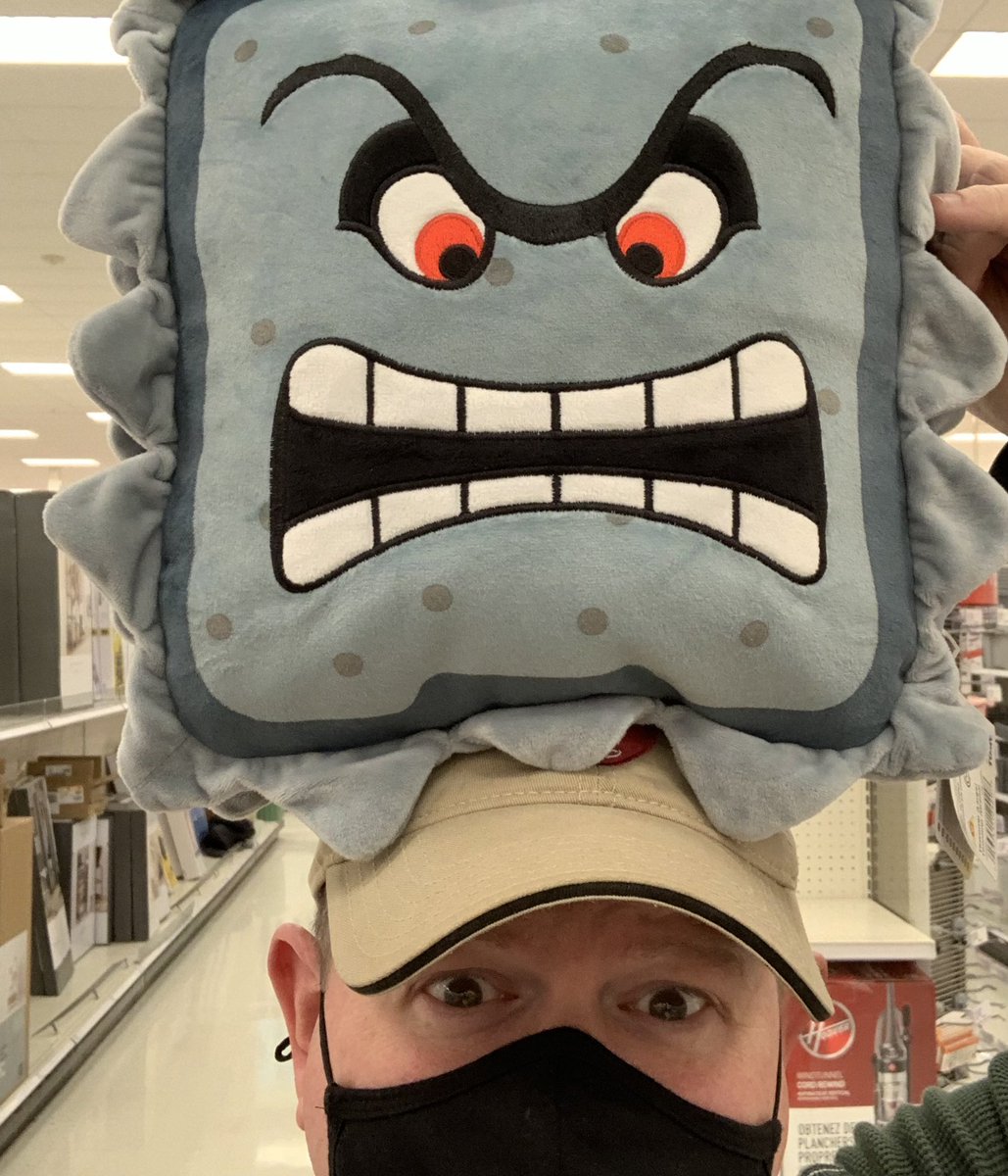 BradOxnam's tweet image. Word to the Wise: Don’t linger in one spot too long in Target.

#thwomp #supermario #nintendolessons #watchoutforthwomps