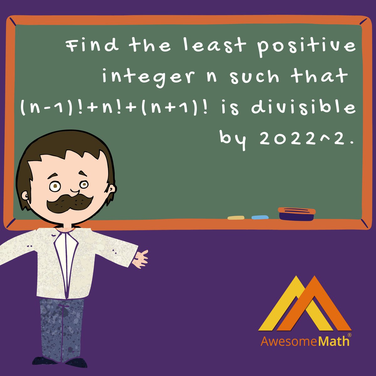 AwesomeMathxyz's tweet photo. 👇 Comment below with your answer.

Find a collection of resources with many challenging problems in the AwesomeMath Bookstore and receive 50% off plus FREE domestic shipping on orders of $100 or more!

https://t.co/5SeBeBpeLh https://t.co/S2bshxtwoa