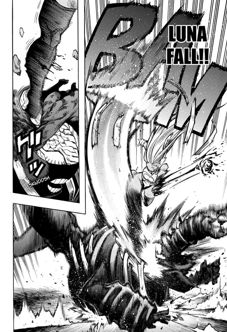 secod fav? 

The entier Mirko fight scene in MHA 