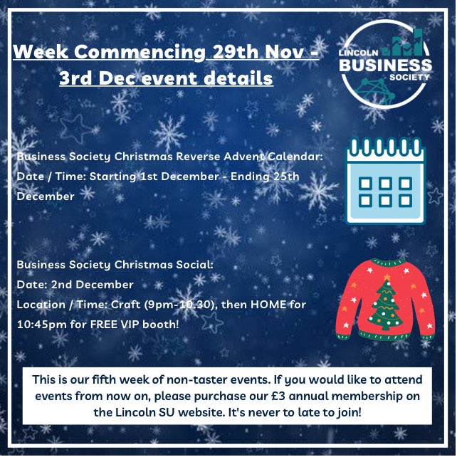 Our weekly events are up! <a href="/Societies_ULSU/">Societies Officer</a> <a href="/AcSoc_ULSU/">Academic Societies Officer</a> @UoLBusiness <a href="/ULSU_Activities/">ULSU VP Activities</a>
