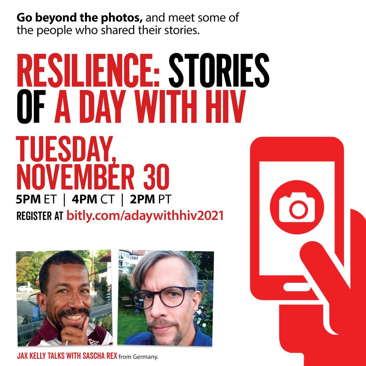 JaxKellyPSP's tweet photo. Go to https://bitly com/adaywithhiv2021 to register. See you Tuesday! #adaywithHIV https://t.co/kz5CnhgmjG