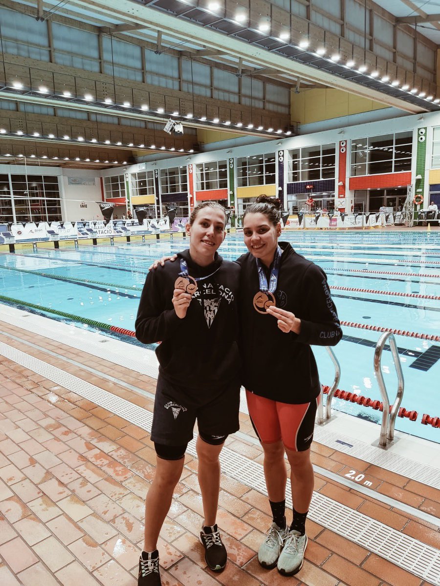 Dues noves 🥉per finalitzar el Campionat Espanya Absolut de <a href="/jimena_spb/">Jimena Pérez Blanco</a> en els 800 lliures (nou rècord social absolut del Club) i la <a href="/mireiamanresa10/">Mireia Pradell Carrasco</a> en els 100 esquena.

Enhorabona noies! Gran feina!🙌🏽

#cnbisbig #5pals #clubnataciobarcelona