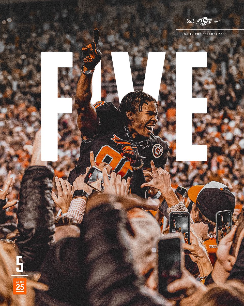 No. 5️⃣ and still alive 🤠 

#LetsRide | #GoPokes