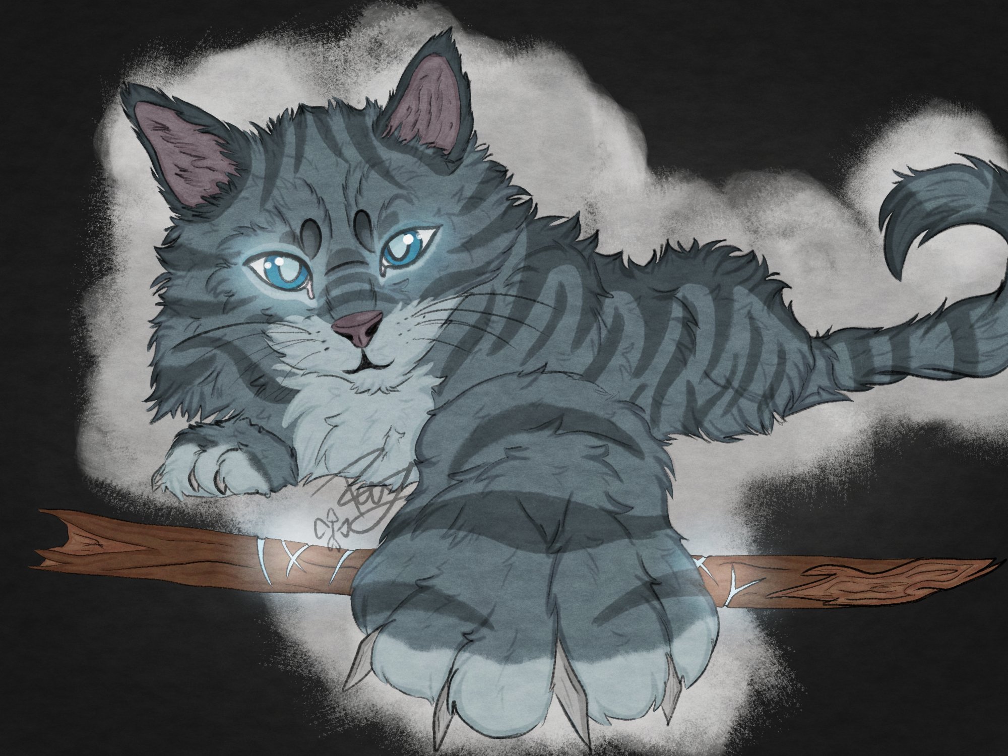 Jayfeather Large Plush Cat