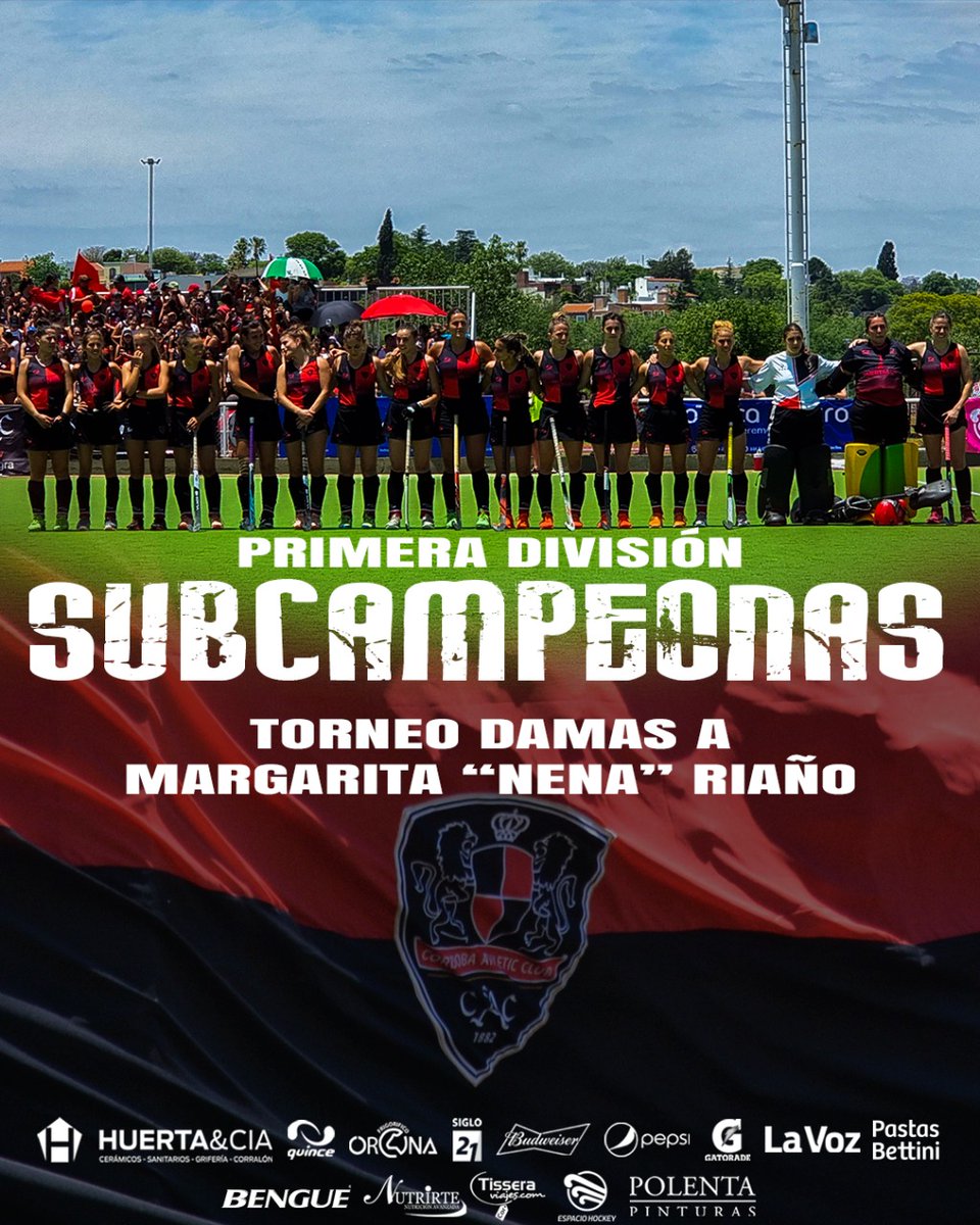 CordobaAthletic's tweet photo. Felicitaciones a los planteles y staff técnico de las divisiones Primera, Intermedia y Quinta de la línea DAMAS A por los Subcampeonatos obtenidos del Torneo Oficial de la #FACHSC 

#VamosAthletic https://t.co/KlaLh03L8a