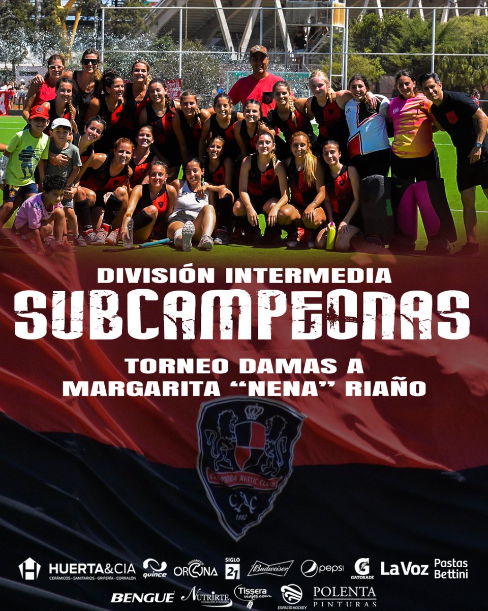 CordobaAthletic's tweet photo. Felicitaciones a los planteles y staff técnico de las divisiones Primera, Intermedia y Quinta de la línea DAMAS A por los Subcampeonatos obtenidos del Torneo Oficial de la #FACHSC 

#VamosAthletic https://t.co/KlaLh03L8a