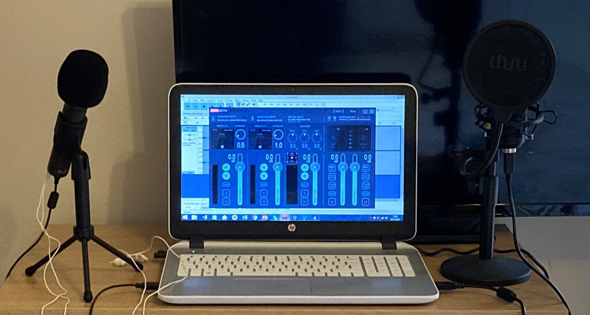 touchlinetales's tweet photo. Mic testing ahead of our #podcast recording with @Mcgrail777 and @BRFCTrust #rovers #podcast #brewbiscuitschat ☕️🍪💬 https://t.co/UsiEm8gm1H