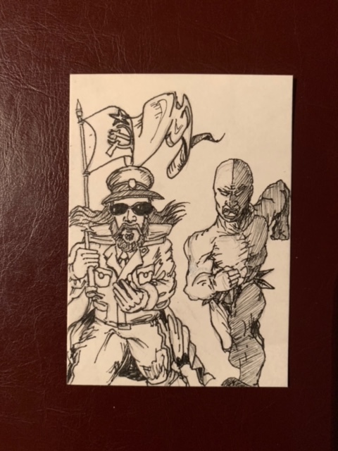 WyzGyzTweets's tweet photo. Last but not least is a set of cards where I paired a #ComicsGate Creator/Personality with an IP they're most known for...

@AliSanguis #EggBeater @COMMI3MARK #NotDaredevil @couchdoodles @FragaBoom #BlackFlag @EthanVanSciver #Cyberfrog https://t.co/unFn2glp0h
