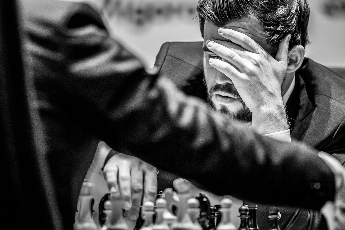 MyUltraLife's tweet photo. Who says professional Chess is an easy profession? 

Credit and ownership of the photo @IM_Rosen 

@FIDE_chess World Championship 2021, Dubai
@MagnusCarlsen https://t.co/qMNDrDjPsp