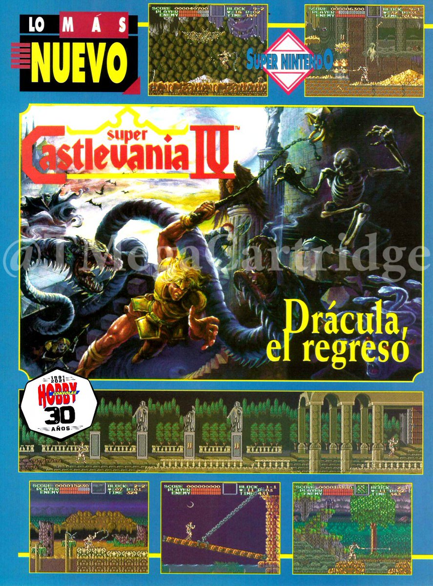 TMegaCartridge's tweet photo. 🔵Selección Hobby Consolas
#12 SEPTIEMBRE 1992;
🔸CHUCK ROCK
🔸SUPER CASTLEVANIA IV
🔸NEMESIS (GRADIUS)
🔸PC KID 2
#Hobbycumple30 #RetroHobby
🎮🕹I♥HC https://t.co/T7cGJNO8LW