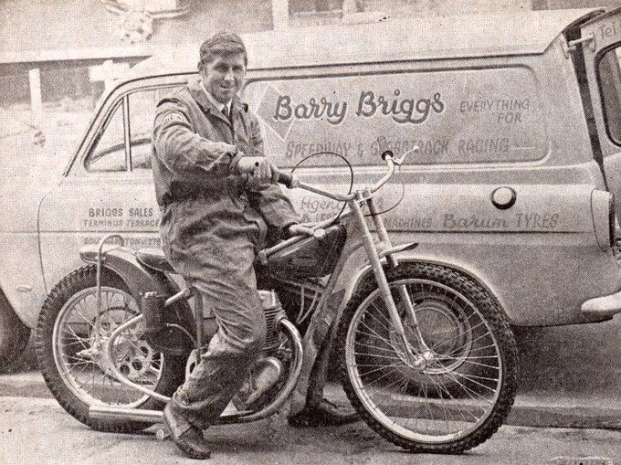 Barry Briggs MBE 
#speedway #racevans