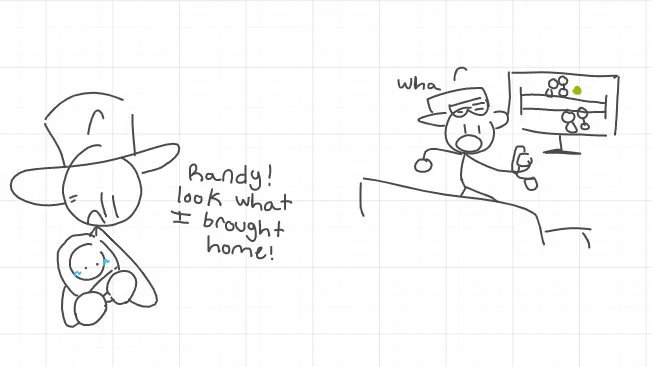 randy plays wii tennis ehehe 