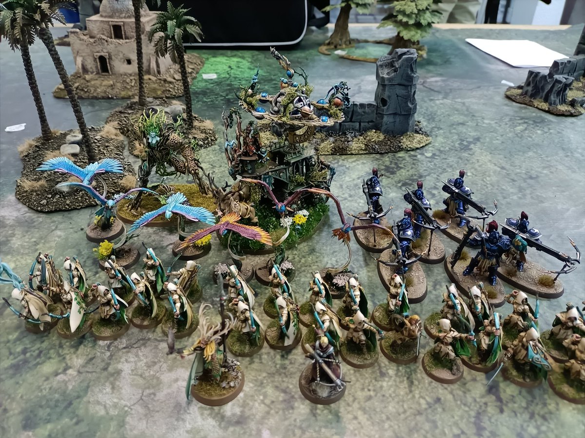 JaegerBlue's tweet image. Abro hilo con los 10 ejércitos que han jugado el torneo de hoy!!
guerra en nORKviembre !!
#sonsofbehemat
#livingcity
#sylvaneth
#kruleboyz