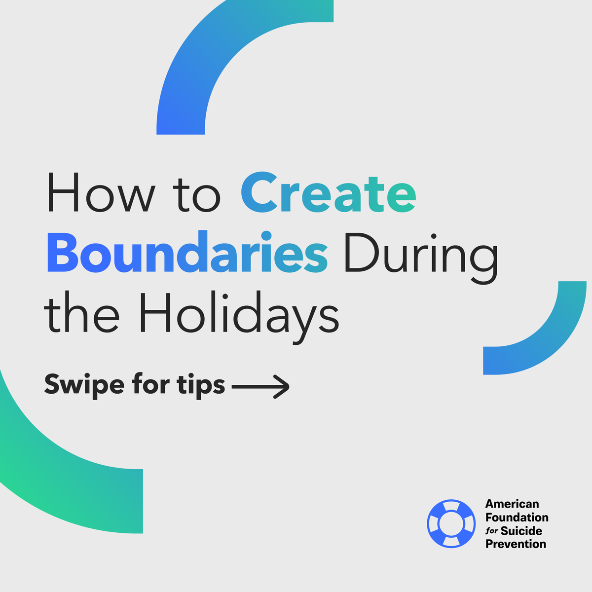 afspnational's tweet photo. It's okay to prioritize your mental health by setting boundaries this holiday season. 
 
Many find this time of year stressful, but here are some tips to make it a bit easier for yourself! Come January, you will be glad you made your mental health a priority this season. https://t.co/7zhZpj0xZv