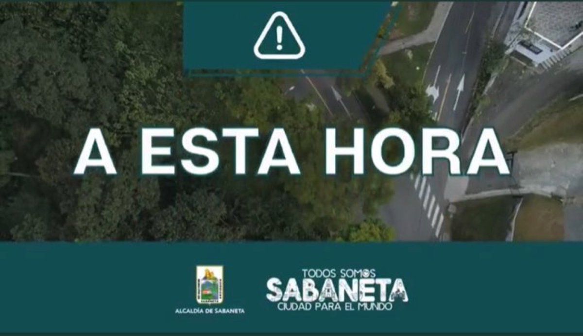 AlcSabaneta's tweet photo. #Importante 
Cierre temporal de la Cra. 43A con Cll. 55, por arreglo en la red de acueducto, esto nos permitirá solucionar el problema de hundimiento que se nos presenta en este sector. 🚧🗣 https://t.co/ZKZdBPPxkT