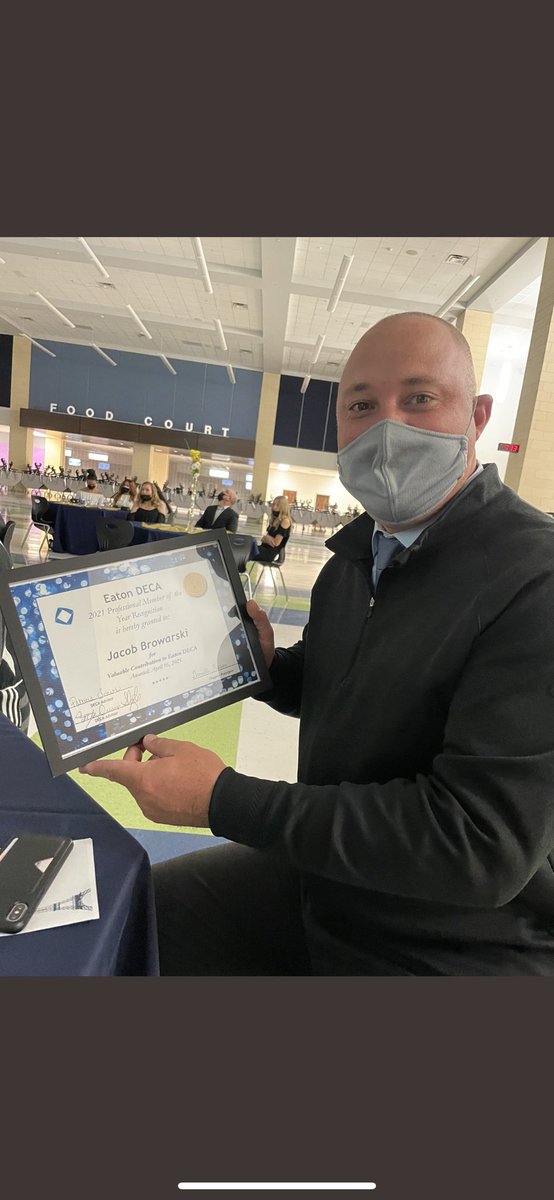 DECA month day 28: your biggest 
DECA supporter. 

Eaton DECA’s biggest supporter is Mr.B. Mr.B supports our DECA chapter through his willingness to always help.He listens to members presentations, reads through written events, judges mock competition, and much more! 
@BMEAcademy