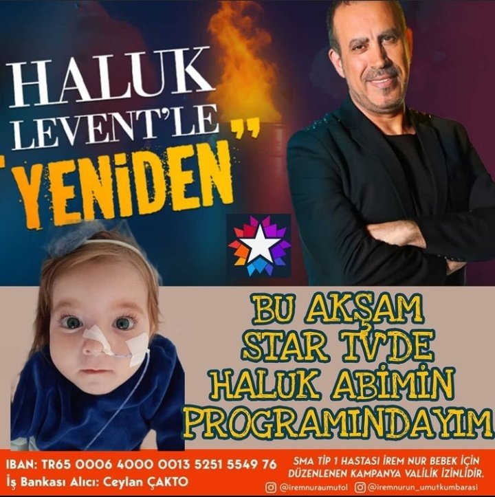 ‼️ Sms kampanyalarimizdan ‼️

Turkcell'de 1303'e, Türk Telekom ve Vodafone üzerinden 1343'e İrem yazıp göndererek 20 TL bağış yapabilirsiniz.

Bu akşam için hepinize çok teşekkür ederiz🌺

#HalukLeventleYeniden "Yıldız Tilbe" <a href="/haluklevent/">Haluk Levent ( Ahbap Ekibi )</a>
<a href="/YildizzTilbee/">Yıldız Tilbe</a> <a href="/edisgorgulu/">EDIS</a>