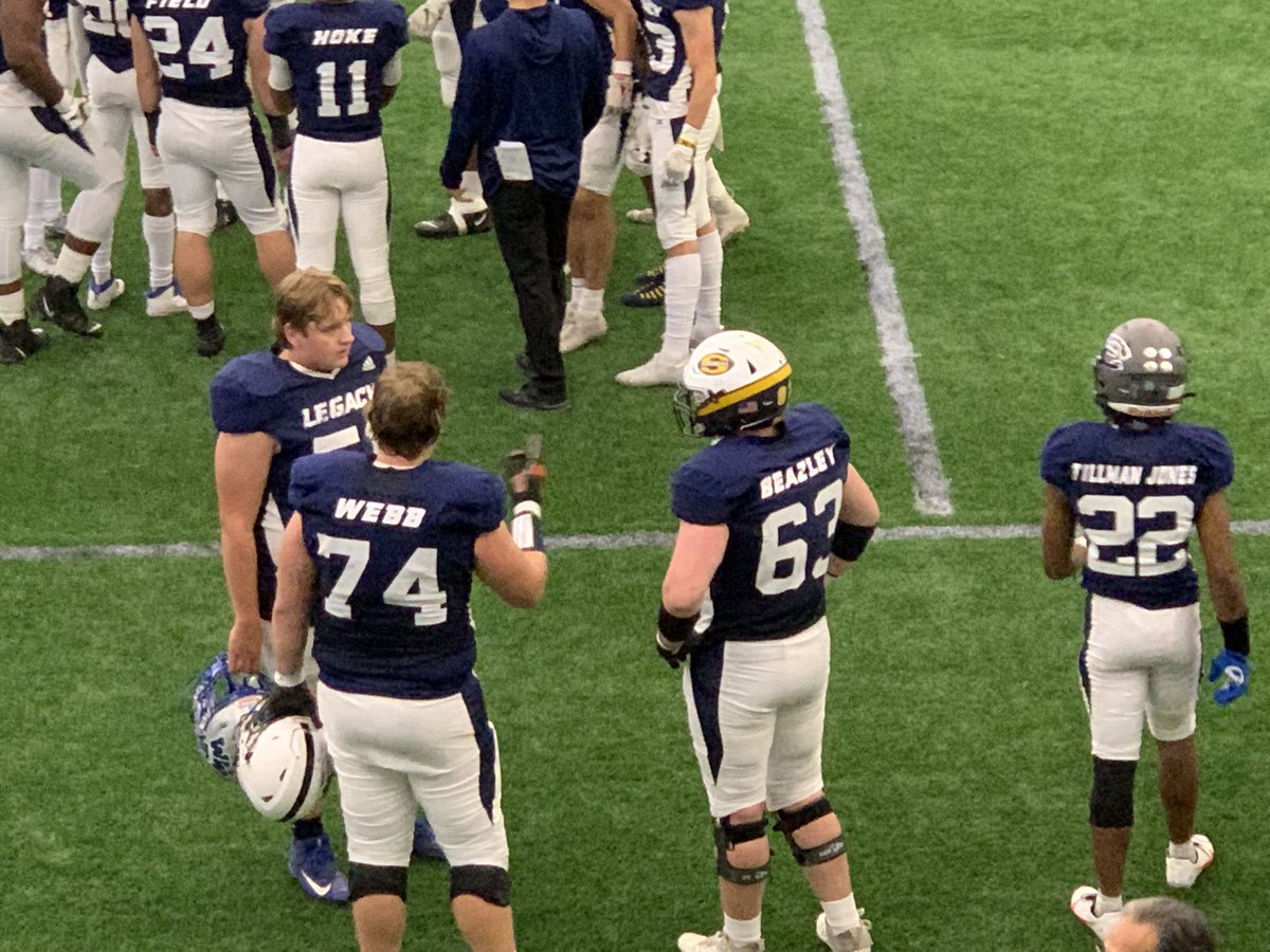 Beazley_60's tweet photo. Congrats Team Legacy pulling out the victory at Senior All Star game! Great job @beaz_63 playing R and L OT! @LegacyMI_FBall https://t.co/WTTMUlwf6p