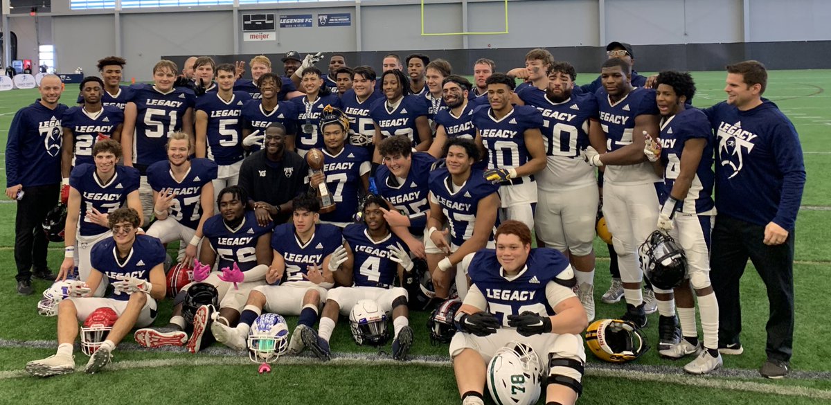 Beazley_60's tweet photo. Congrats Team Legacy pulling out the victory at Senior All Star game! Great job @beaz_63 playing R and L OT! @LegacyMI_FBall https://t.co/WTTMUlwf6p