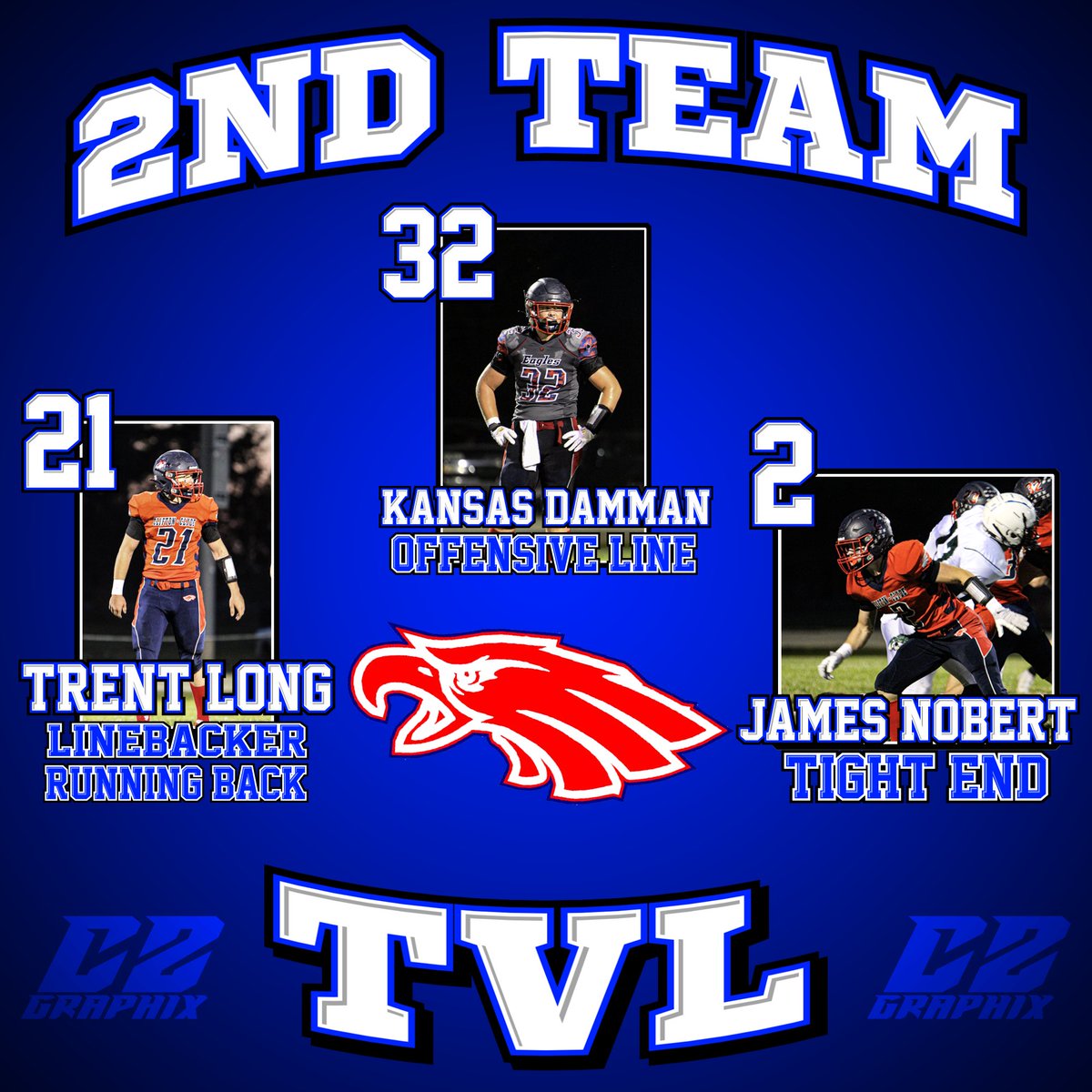 Congratulations 2021 Twin Valley All-League Selections…
<a href="/JSkocny/">Jett Skocny</a> <a href="/MaisonSlater/">maison slater</a> @Tee_Koch <a href="/seth_leclair/">Seth LeClair</a> <a href="/Trentlong03/">Trent</a> <a href="/JamesNobert3/">James Nobert</a> 
#EagleNation #Family