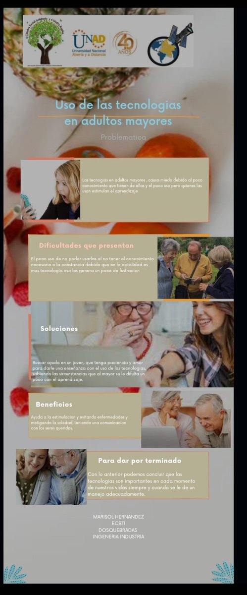 MarisolHEr10's tweet photo. @ElOIRdelaRegion El uso de las tecnologías en Adultos Mayores #SERVICIOSOCIALUNADISTAENCASA https://t.co/vK9ZPqV6Dj