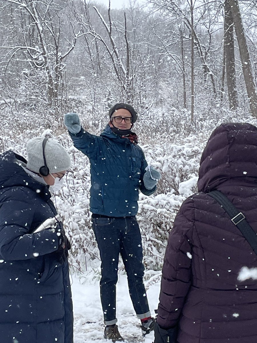 beeblake's tweet photo. Thank you  @heritagetoronto  for the great winter walk today led by @shawnmicallef around Mount Dennis #httours https://t.co/aBNS9cyRvS