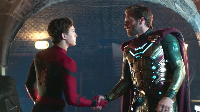 Holland97M's tweet photo. Imagine all those villains in spider-man no way home are just mysterio's illusions. That would the gretest twist in CBM history. https://t.co/VjFDMhVzCN