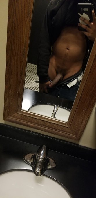 1 pic. Just a little fun at work 😈 #BlackCockMatters #blackcock #blackdick #bnwo #hungdaddy #nsfw #BBC