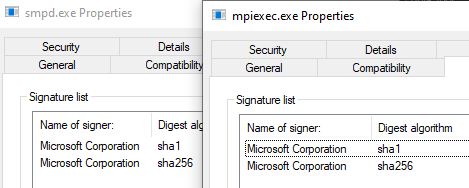 mrd0x's tweet photo. LOLBIN(s): mpiexec.exe &amp; smpd.exe
Path: C:\Program Files\Microsoft MPI\Bin

mpiexec.exe spawns smpd.exe which then spawns an executable. 

Usage: mpiexec.exe -n 1 c:\path\to\binary.exe 

(1/2) https://t.co/15nzSE7LL2