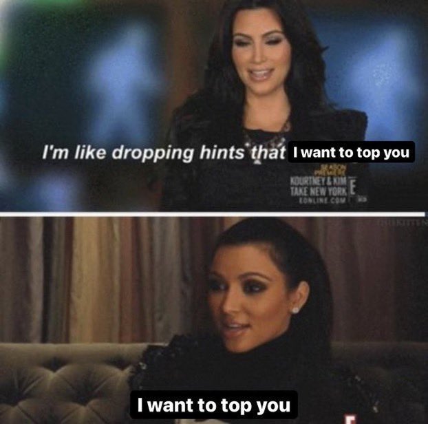 Me flirting